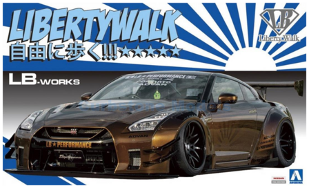 Bouwpakket 1:24 | Aoshima AO05591 | Nissan R35 GT-R LB Works Type 1.5
