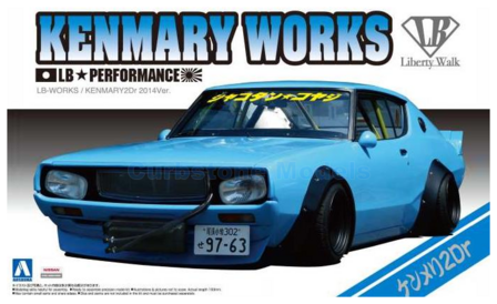 Bouwpakket 1:24 | Aoshima AO01147 | Nissan Skyline Kenmary Works 2014