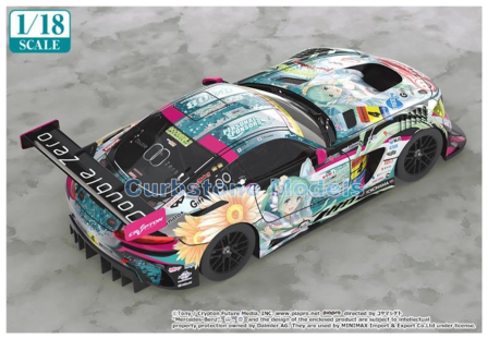 Modelauto 1:18 | Good Smile Company GSGR84254 | Mercedes Benz AMG GT3 | Goodsmile Racing 2017 #4 - N.Taniguchi - T.Kataoka