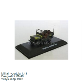 Militair voertuig 1:43 | Deagostini MM40 | Willys Jeep 1942