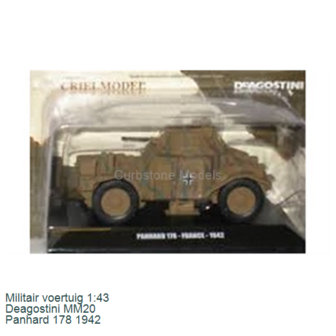 Militair voertuig 1:43 | Deagostini MM20 | Panhard 178 1942