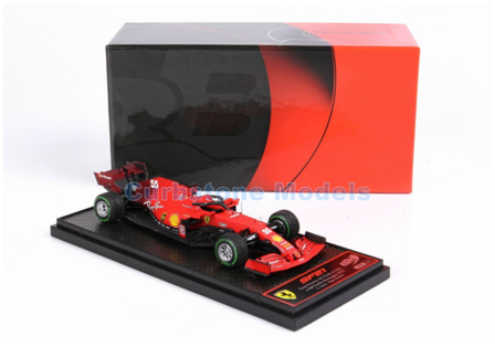 Modelauto 1:43 | BBR Models BBRC260BRAIN | Scuderia Ferrari SF21 2021 #55 - C.Sainz