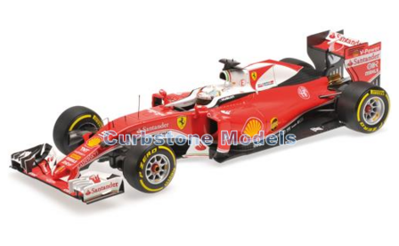 Modelauto 1:18 | BBR Models BBR181605 | Ferrari SF16-H | Scuderia Ferrrari 2016 - S.Vettel