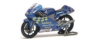 Motorfiets 1:18 | Majorette 055243-01 | Honda RS 250 2000 #1 - E.Alzamora