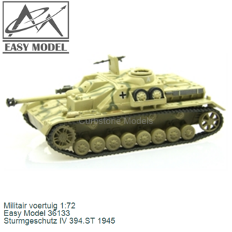 Militair voertuig 1:72 | Easy Model 36133 | Sturmgeschutz IV 394.ST 1945