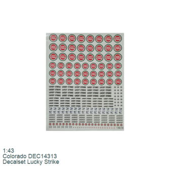 1:43 | Colorado DEC14313 | Decalset Lucky Strike