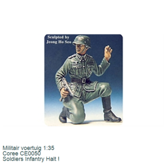 Militair voertuig 1:35 | Coree CE0050 | Soldiers Infantry Halt !