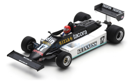Modelauto 1:43 | Spark S7170 | March 811 | RAM Racing-team 1981 #17 - E.Salazar