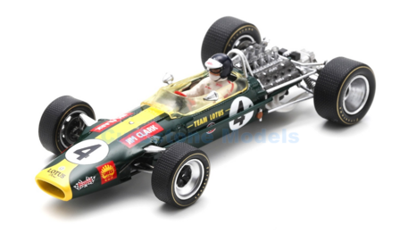 Modelauto 1:43 | Spark S6363 | Lotus Racing 49 1968 #4 - J.Clark