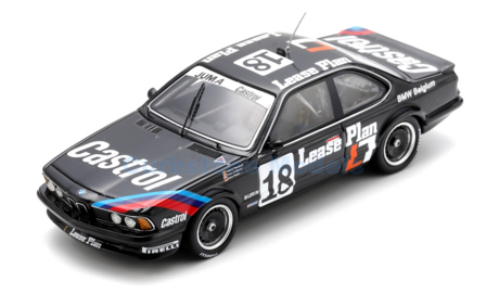 Modelauto 1:43 | Spark SB669 | BMW Belgium Juma Team 635 CSi 1986 #18 - T.Boutsen - E.Calderari - H.Heyer