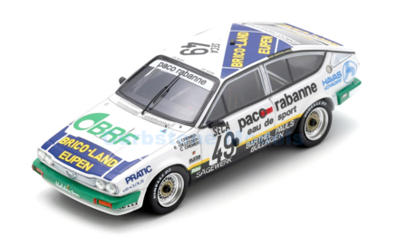 Modelauto 1:43 | Spark SB428 | Alfa Romeo GTV 6 | Jolly Club 1986 #49 - E.Gillessen  - G.Cremer - C.Cremer