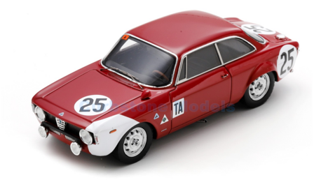 Modelauto 1:43 | Spark US379 | Alfa Romeo Giulia Sprint GTA | Autodelta S.p.a. 1968 #25 - E.Pinto - S.Dini