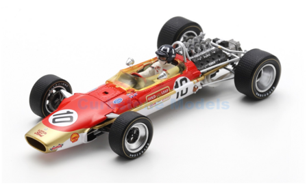 Modelauto 1:43 | Spark S4829 | Lotus Engineering 49 1968 #10 - G.Hill