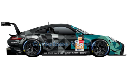 Modelauto 1:18 | Spark 18S704 | Porsche 911 RSR-19 | Dempsey Proton Racing 2021 #88 - L.Arnold - J.Andlauer - D.Bastien