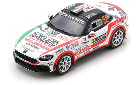 Modelauto 1:43 | Spark S6704 | Abarth 124 Rally RGT 2022 #52 - R.Gobbin  - F.Grimarldi
