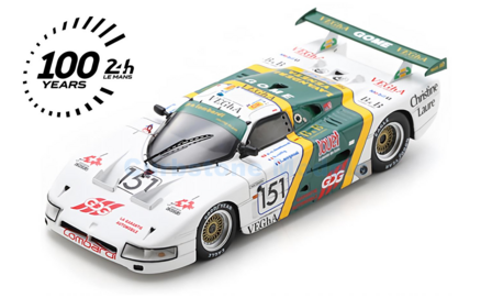 Modelauto 1:43 | Spark S6809 | Spice SE87C | Pierre-Alain Lombardi 1989 #151 - P.Lombardi - B.Sotty - F.Magnini