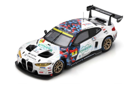 Modelauto 1:43 | Spark SGT069 | BMW Team Studie x CRS M4 2023 - B.Spengler - S.Ara - M.Yanagida