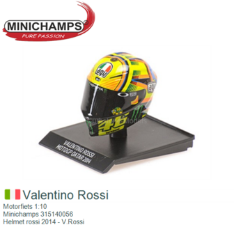 Motorfiets 1:10 | Minichamps 315140056 | Helmet rossi 2014 - V.Rossi