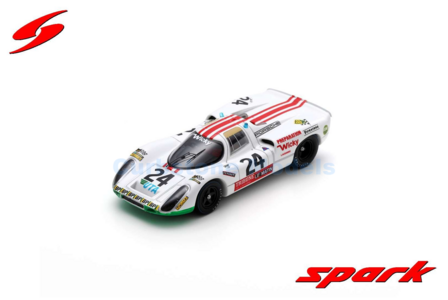 Modelauto 1:43 | Spark S9776 | Porsche 907S | Wicky Racing Team 1972 #24 - P.Mattli - H.Bayard - W.Brun