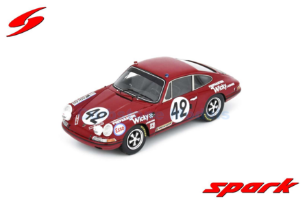 Modelauto 1:43 | Spark S9751 | Porsche 911 T | Wicky Racing Team 1969 #42 - A.Wicky - E.Berney