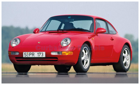 Modelauto 1:18 | Minichamps 155061102 | Porsche 911 Carrera (993) Red 1993