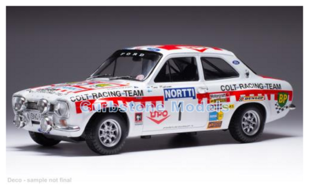 Modelauto 1:18 | IXO-Models 18RMC141B.22 | Ford Escort RS 1600 Mk.I | Colt Racing Team 1974 #1 - T.M&auml;kinen - H.Liddon