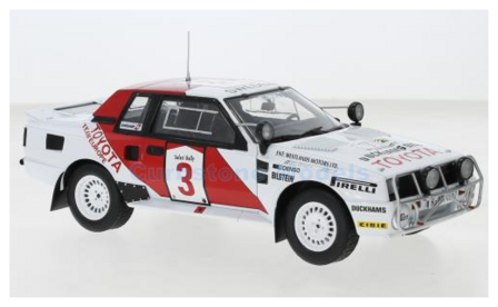 Modelauto 1:24 | IXO-Models 24RAL025B | Toyota Celica Twincam Turbo (TA64) Toyota Team Europe 1985 #3 - B.Waldeg&aring;rd - H.Th