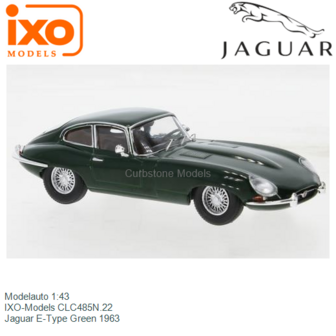 Modelauto 1:43 | IXO-Models CLC485N.22 | Jaguar E-Type Green 1963
