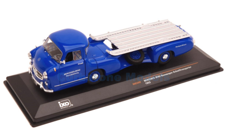 Modelauto 1:43 | IXO-Models RAC342 | Mercedes Benz Rennwagen Schnelltrasporter Blue 1955