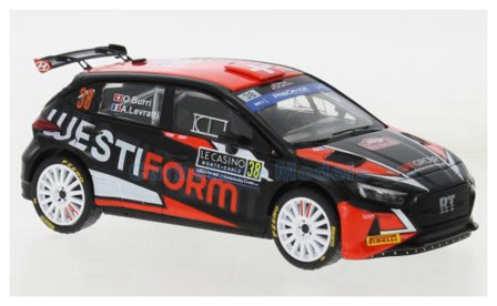 Modelauto 1:43 | IXO-Models RAM891.22 | Hyundai i20 N Rally2 WRC | Turismotor&#039;s 2023 #38 - O.Burri - A.Levratti