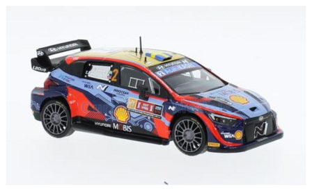 Modelauto 1:43 | IXO-Models RAM875.22 | Hyundai Shell Mobis WRT i20 N Rally1 WRC 2022 #2 - E.Edmondson - O.Solberg