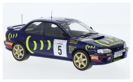 Modelauto 1:24 | IXO-Models 24RAL028A.22 | Subaru 555 Impreza 22B WRC 555 1995 #5 - C.Sainz - L.Moya