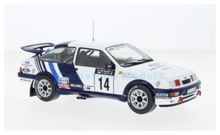 Modelauto 1:24 | IXO-Models 24RAL032A.22 | Ford Sierra RS Cosworth 1988 #14 - C.Sainz - L.Moya