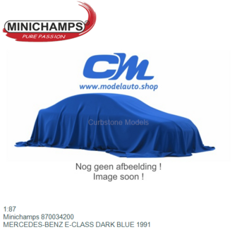 1:87 | Minichamps 870034200 | MERCEDES-BENZ E-CLASS DARK BLUE 1991