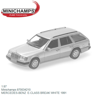 1:87 | Minichamps 870034210 | MERCEDES-BENZ  E-CLASS BREAK WHITE 1991