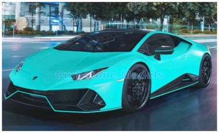 Modelauto 1:43 | Looksmart LS498FCE | Lamborghini Hurac&aacute;n EVO Fluo Capsule Celeste Fedra 2020