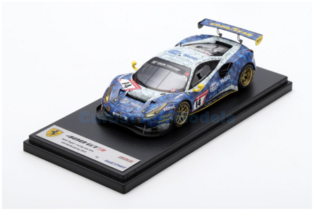 Modelauto 1:43 | Looksmart LSRC148 | Ferrari 488 GT3 EVO SP9 | Racing One GmbH, Hella Pagid 2022 #14 - J.Szymkowiak - J.Bleekem