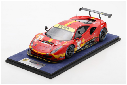 Modelauto 1:18 | Looksmart LS18LM036 | Ferrari 488 GTE EVO | AF-Corse 2023 #21 - U.de Pauw - J.Piquet - S.Mann