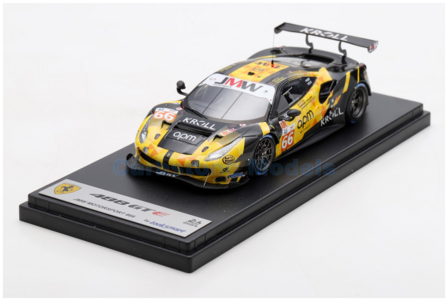 Modelauto 1:43 | Looksmart LSLM166 | Ferrari 488 GTE EVO | JMW Motorsport 2023 #66 - T.Neubauer - L.Prette - G.Petrobelli 