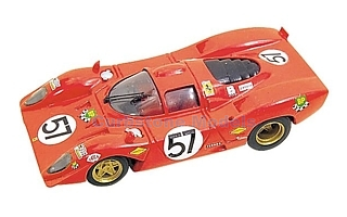 Bouwpakket 1:43 | Tameo TMK031 | Ferrari 312 P Sport 1970 #57 - C.Parsons - T.Adamovicz