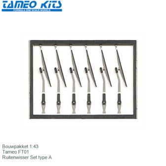 Bouwpakket 1:43 | Tameo FT01 | Ruitenwisser Set type A