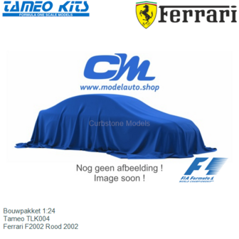 Bouwpakket 1:24 | Tameo TLK004 | Ferrari F2002 Rood 2002