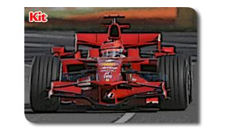 Bouwpakket 1:43 | Tameo TMK377 | Scuderia Ferrari F2008 2008 - F.Massa - K.Raikkonen