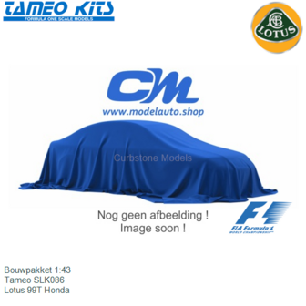 Bouwpakket 1:43 | Tameo SLK086 | Lotus 99T Honda