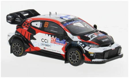 Modelauto 1:43 | IXO-Models RAM947.22 | Toyota Gazoo Racing GR Yaris Rally1 Hybrid 2024 #69 - H.Rovanper&auml; - J.Halttunen