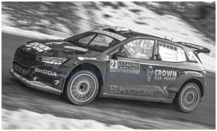 Modelauto 1:43 | IXO-Models RAM979.22 | Skoda Fabia RS Rally2 2025 #23 - G.Greensmith - J.Andersson