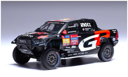 Modelauto 1:43 | IXO-Models RAM929.22 | Toyota Gazoo Racing GR DKR Hilux Evo T1U 2024 #226 - F.Cazalet  - S.Variawa 