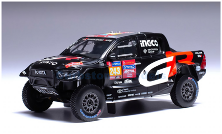 Modelauto 1:43 | IXO-Models RAM931.22 | Toyota Gazoo Racing GR DKR Hilux Evo T1U 2024 #243 - G.Botterill  - B.Cummings 