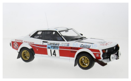 Modelauto 1:18 | IXO-Models 18RMC189B.22 | Toyota Celica 2000 GT (RA21) 1977 #14 - J.Jensen - P.Walfridson