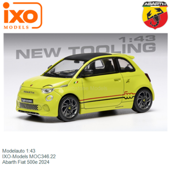 Modelauto 1:43 | IXO-Models MOC346.22 | Abarth Fiat 500e 2024